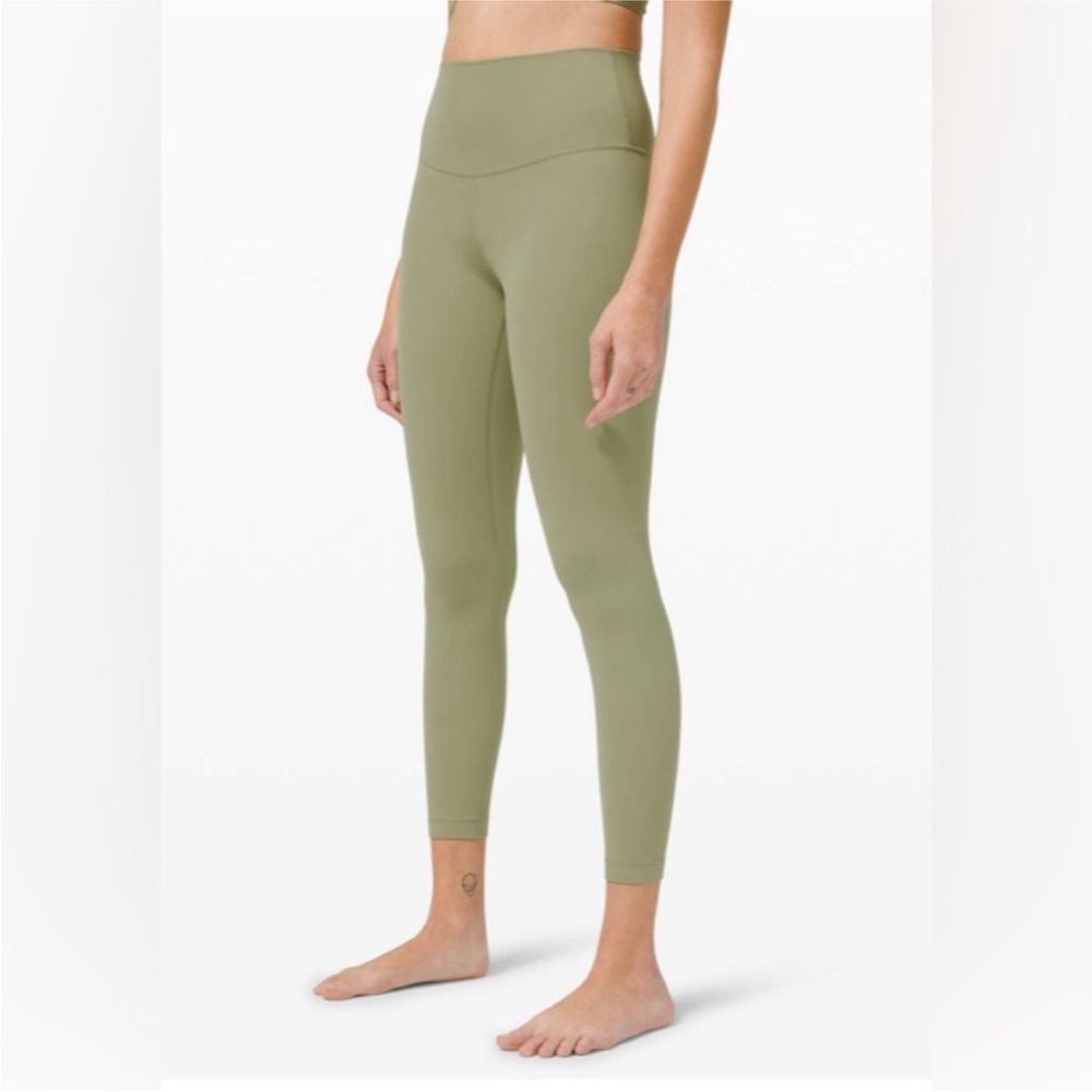 Lululemon Align High Rise Leggings 25” Rosemary Green size 20